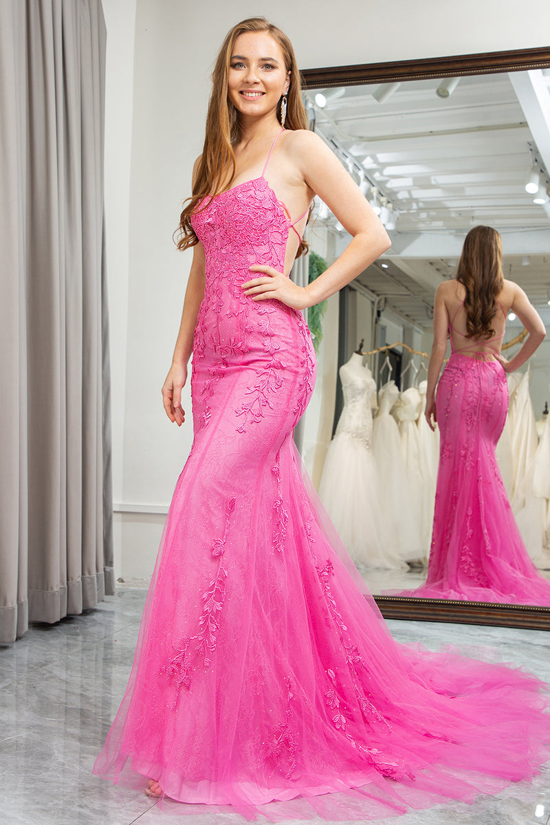 Fuchsia mermaid outlet dress