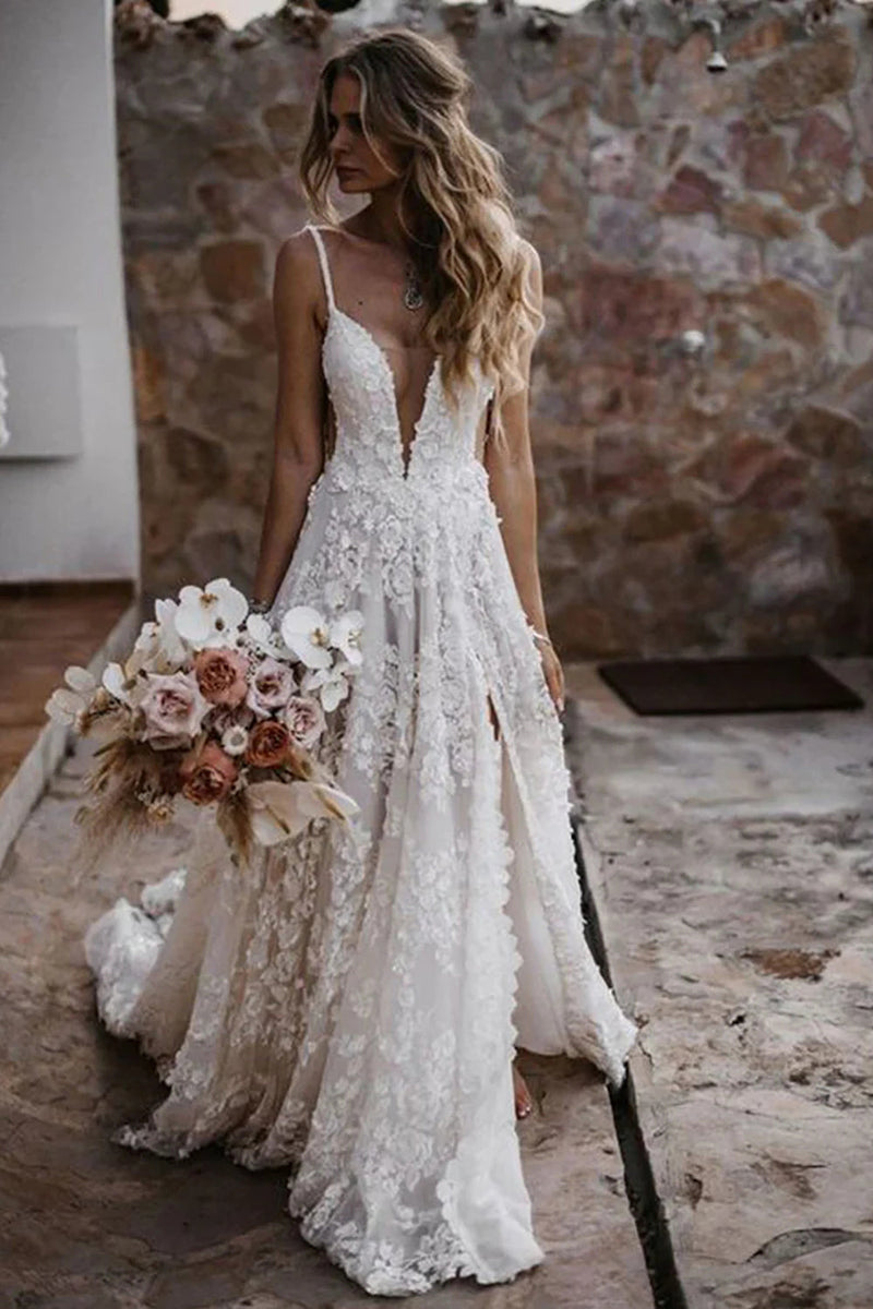 Boho wedding best sale dress under 300