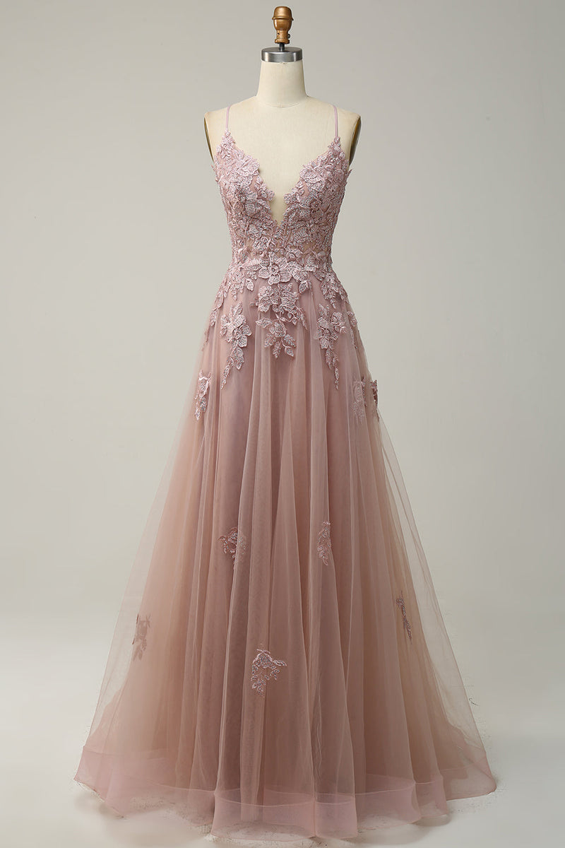 Blush pink best sale formal dresses