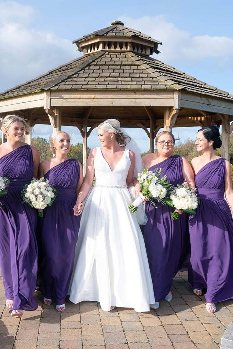 Plum dresses bridesmaid best sale