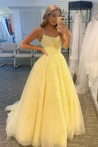 Long sleeve 2024 yellow prom dress