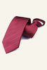 Load image into Gallery viewer, Dark Grey Striped Men&#39;s Tie For Party