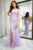 Load image into Gallery viewer, Pink Corset Sweetheart Long Lace Mermaid Prom Dress with Slit