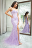 Load image into Gallery viewer, Pink Corset Sweetheart Long Lace Mermaid Prom Dress with Slit