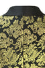 Load image into Gallery viewer, Golden Notched Lapel Jacquard Men&#39;s Blazer