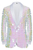 Load image into Gallery viewer, Sparkly White Shawl Lapel Sequins Men&#39;s Blazer