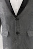 Load image into Gallery viewer, Grey Shawl Lapel Single Breasted Men&#39;s Prom Blazer