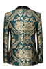 Load image into Gallery viewer, Dark Green Men&#39;s Prom Blazer with Embroidery