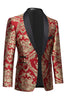 Load image into Gallery viewer, Dark Green Men&#39;s Prom Blazer with Embroidery