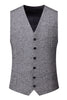 Load image into Gallery viewer, Grey Double Breasted 3 Pieces Men&#39;s Suit