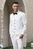 Load image into Gallery viewer, White Shawl Lapel 3 Pieces One Button Men&#39;s Suits