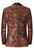 Load image into Gallery viewer, Brown Jacquard Shawl Lapel Men&#39;s 2 Pieces Suits