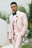 Load image into Gallery viewer, Ivory Peak Lapel 3 Pieces One Button Men&#39;s Prom Suits