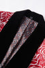 Load image into Gallery viewer, Shawl Lapel Red Rose 2 Piece One Button Men&#39;s Suits