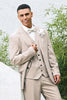 Load image into Gallery viewer, Ivory Peak Lapel 3 Pieces Single Breasted Men&#39;s Prom Suits