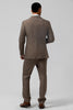 Load image into Gallery viewer, Brown Notch Lapel Double Breasted 3 Pieces Men&#39;s Prom Suits