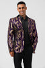 Load image into Gallery viewer, Purple Shawl Lapel Single Breasted Men&#39;s Prom Blazer