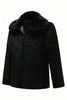 Load image into Gallery viewer, Faux Fur Warm Shawl Collar Fluffy Fleece Jacket with Full-Zip