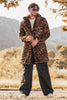 Load image into Gallery viewer, Fluffy Open Front Leopard Overcoat