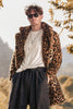 Load image into Gallery viewer, Fluffy Open Front Leopard Overcoat