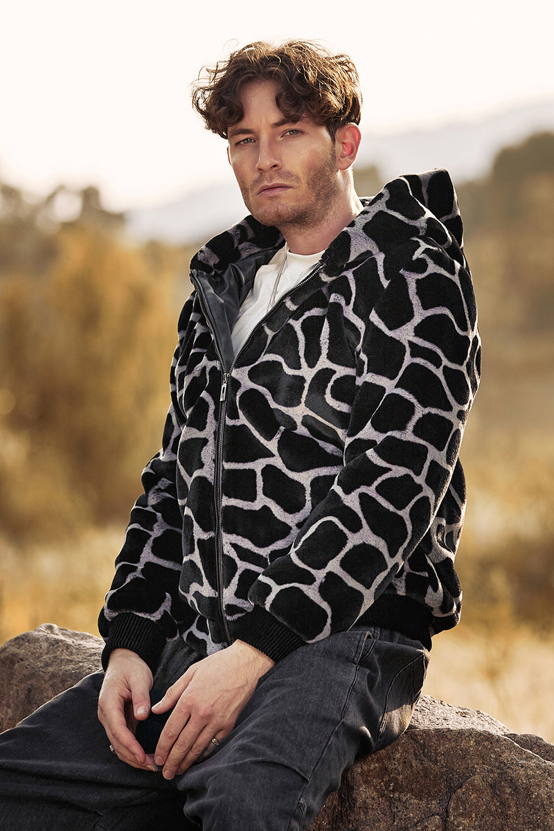 Load image into Gallery viewer, Leopard Slim Fit Warm Fluffy Casual Top Thermal Jacket