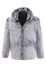 Load image into Gallery viewer, Grey Mink Jacket Light Luxury Hooded Thick Fur Warm Outwear Coats