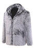 Load image into Gallery viewer, Grey Mink Jacket Light Luxury Hooded Thick Fur Warm Outwear Coats