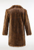 Load image into Gallery viewer, Brown Faux Fur Turndown Collar Fashion Overcoats for Winter