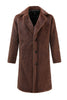 Load image into Gallery viewer, Brown Faux Fur Coats Warm Winter Outerwear