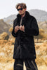 Load image into Gallery viewer, Black Thick Fluffy Long Sleeve Warm Shaggy Jacket Coat