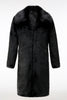 Load image into Gallery viewer, Black Winter Warm Coat Jacket Long Overcoat Outwear