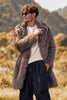 Load image into Gallery viewer, New Fashion Coffee Mink Fur Long Sleeves Coat Jacket