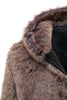 Load image into Gallery viewer, Khaki Hooded Faux Fur Coat Winter Coat