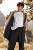 Load image into Gallery viewer, Coffee Thicken Mid-Length Lapel Faux Fur Casual Trench coat