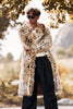 Load image into Gallery viewer, White Leopard Print Thick Men&#39;s Long Trench coat