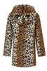 Load image into Gallery viewer, Winter Leopard Coat Long Sleeve Loose Casual Warm Faux Plush Coat