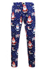 Load image into Gallery viewer, Navy Snowman Santa Claus Print Three-piece Men&#39;s Christmas Party Suit