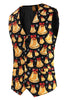 Load image into Gallery viewer, Orange Bell Print Three-piece Men&#39;s Christmas Party Suit