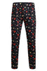 Load image into Gallery viewer, 3 Pieces Black One Button Bell Cane Print Men&#39;s Christmas Suit