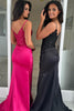 Load image into Gallery viewer, Sparkly Sequins Mermaid Spaghetti Straps Prom Dress with Slit