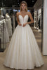 Load image into Gallery viewer, Sparkly Ivory A Line Sweetheart Long Prom Dress