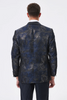 Load image into Gallery viewer, Dark Navy Jacquard Shawl Lapel Men&#39;s Prom Blazer