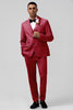 Load image into Gallery viewer, Notch Lapel Coral Single Breasted 3 Pieces Men&#39;s Suits