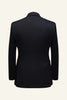 Load image into Gallery viewer, Dark Blue Notched Lapel 2 Piece Men&#39;s Suits