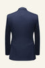 Load image into Gallery viewer, Dark Blue Notched Lapel 2 Piece Men&#39;s Suits