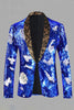 Load image into Gallery viewer, Sparkly Golden Sequins Shawl Lapel Men&#39;s Blazer