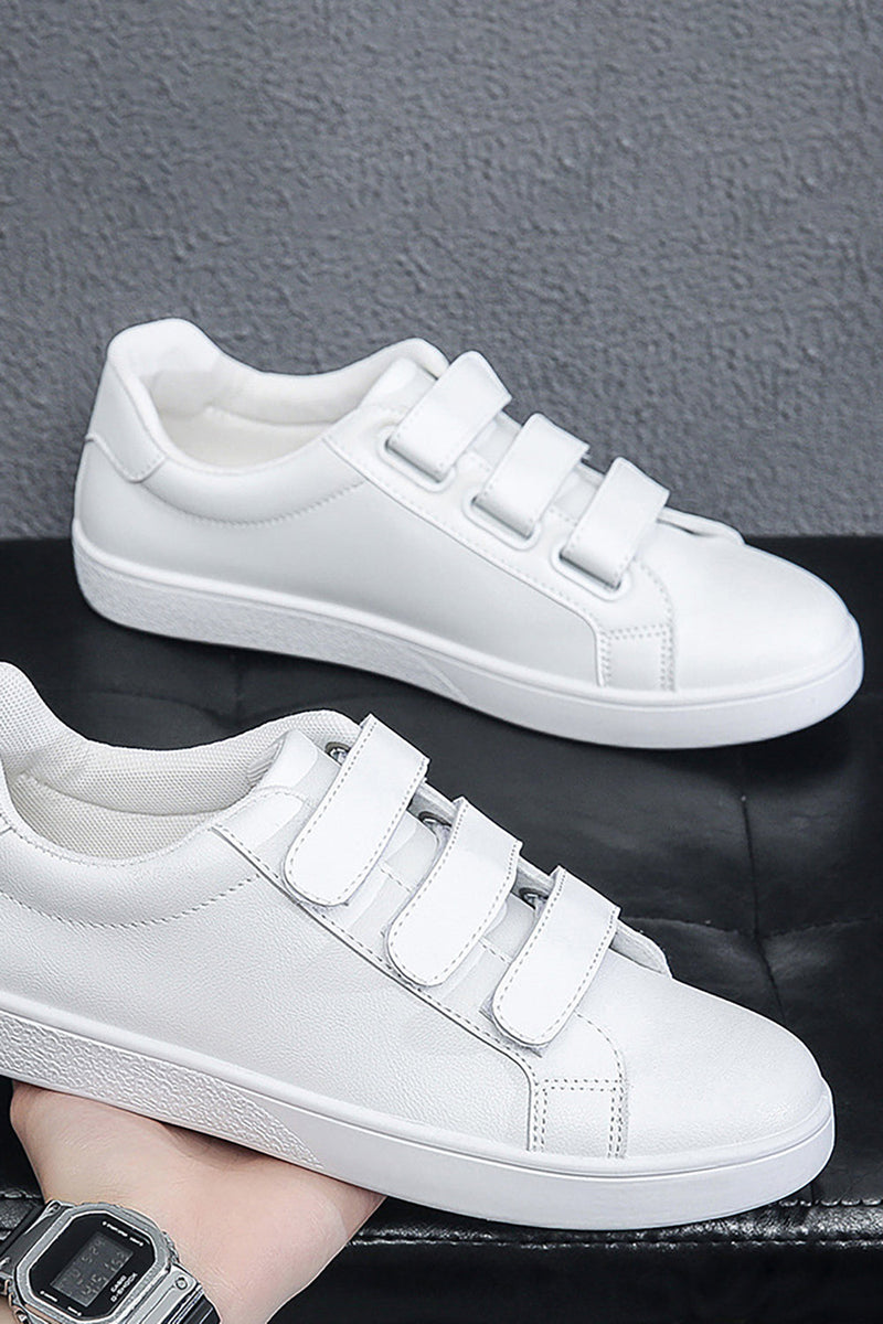 Load image into Gallery viewer, White Casual Light Weight Fashion Sneaker