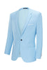 Load image into Gallery viewer, Men&#39;s Light Blue Notched Lapel One Button Wedding Blazer