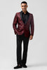 Load image into Gallery viewer, Red Shawl Lapel 2 Pieces Men&#39;s Prom Suits