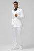 Load image into Gallery viewer, White Notch Lapel Double Breasted 2 Pieces Men&#39;s Suits